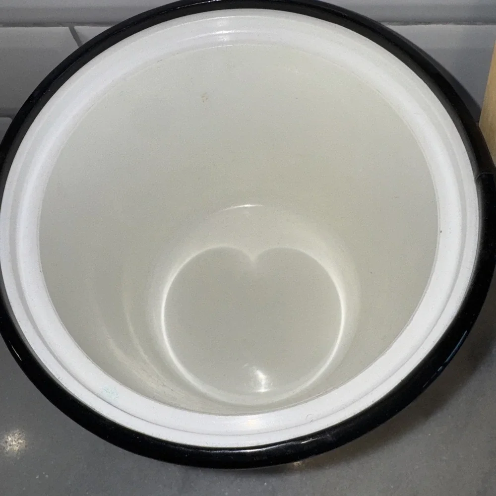 Mid Century George's Briard Vinyl Black Ice Bucket‎ USAOLA002